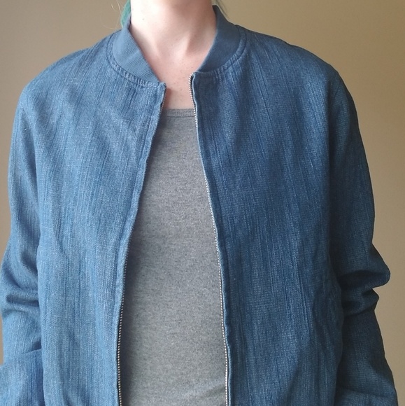 Modcloth Denim cat jacket - Picture 3 of 4